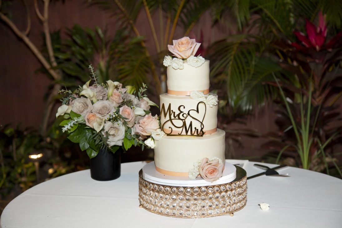 A Blush Wedding at our Botanical Garden Wedding Venue