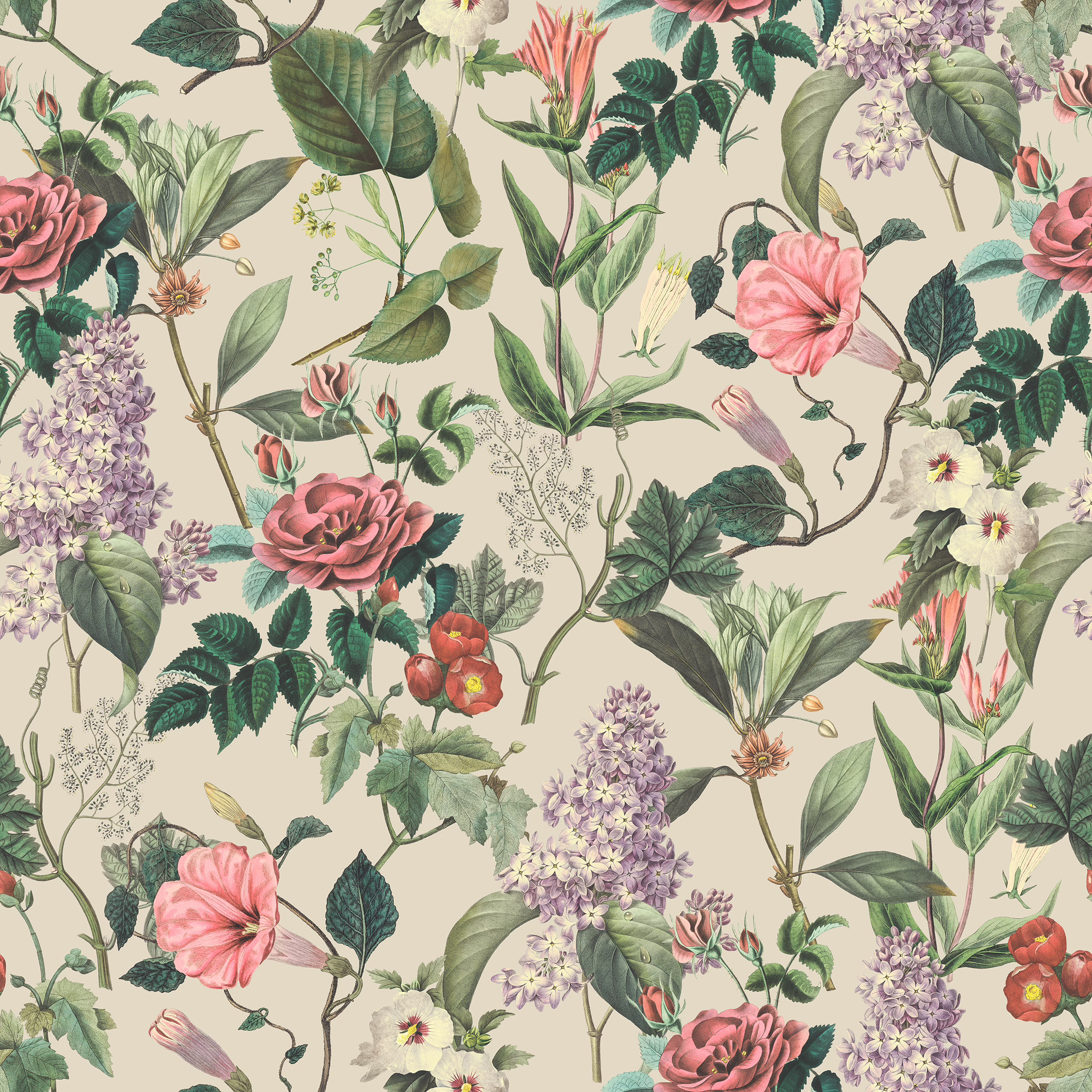 Floral Pattern BG - Orlando Celebration Gardens Floral Pattern BG