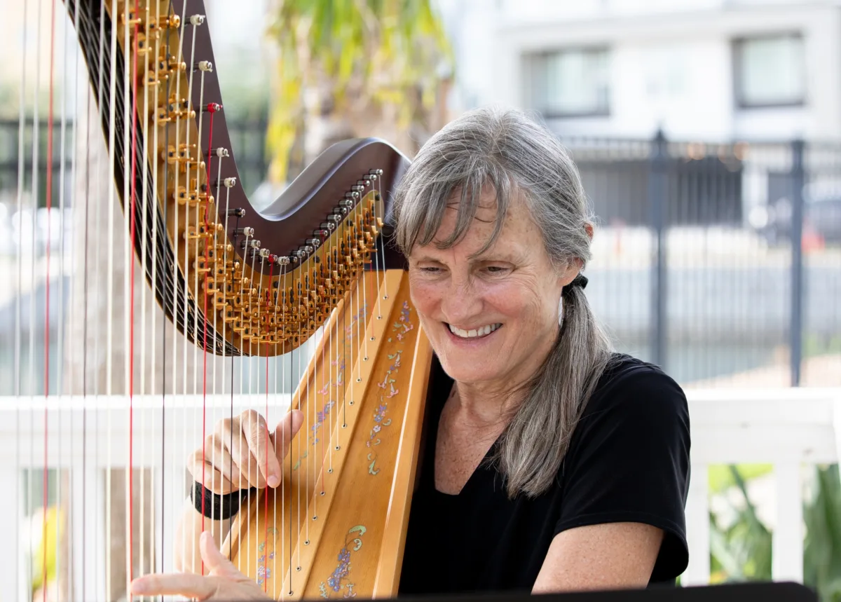 Live Harpist Christine Macphail At Celebration Gardens Orlando - Often Overlooked Wedding Details You Don’t Want to Miss Live Harpist Christine Macphail At Celebration Gardens Orlando