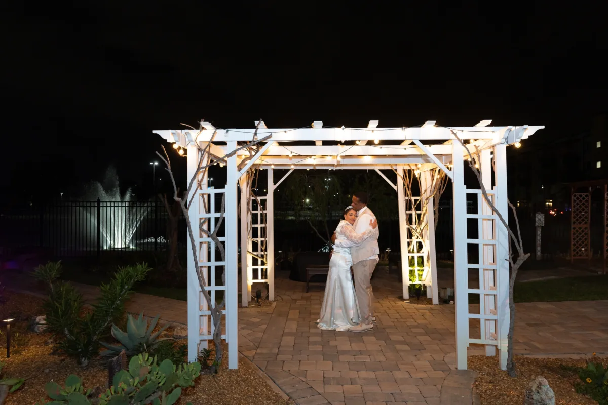 Night Portraits at Celebration Gardens Orlando 2464 - A Charming Spring Wedding with an Extra Special Surprise Night Portraits at Celebration Gardens Orlando 2464