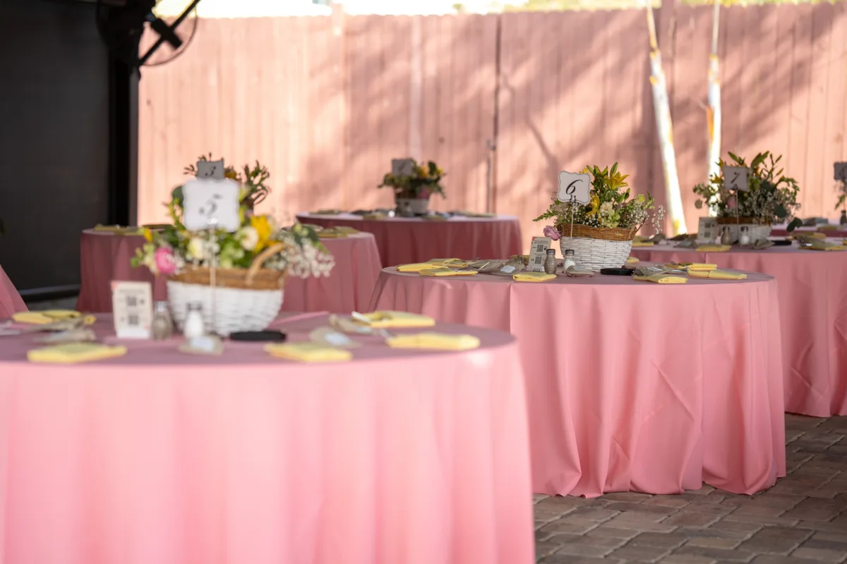 Pink Reception Wedding Details At Celebration Gardens Orlando - Often Overlooked Wedding Details You Don’t Want to Miss Pink Reception Wedding Details At Celebration Gardens Orlando